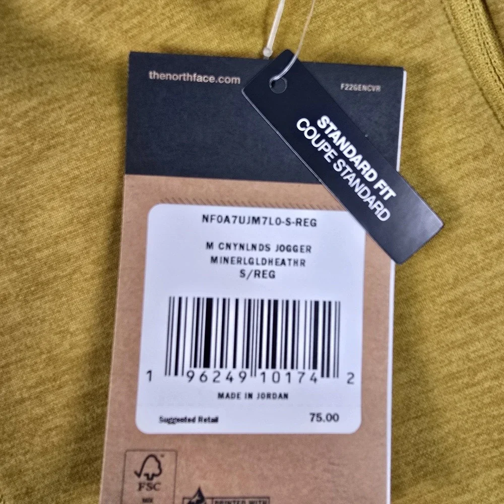 The North Face Men Canyonlands‎ Jogger Pants Classic Small Regular  Yellow Gold